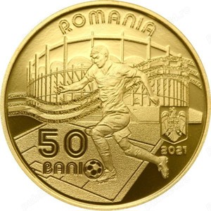 Moneda 50 bani 2020 - Campionatul European de Fotbal - in pereche