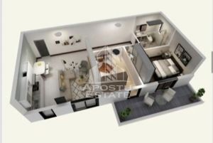 Apartament 3 camere, bloc nou, loc de parcare, zona Torontalului - imagine 6