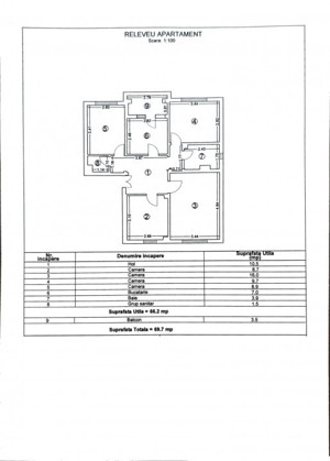 Inel I - stradal Soveja, apartament 4 camere - imagine 15