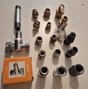 Lot diverse piese accesorii instalații sanitare 