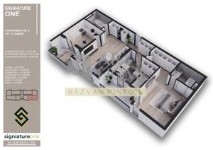 Penthouse 4 camere de lux, terasa 76 mp, zona Nord Albert, Ploiesti - imagine 2