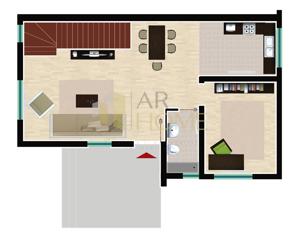 Casa P+1E tip duplex, 4 camere, 3 bai, Paulesti, langa Ploiesti - imagine 5