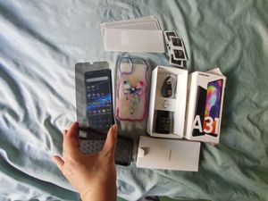 Pachet Complet: Telefon Samsung Galaxy A31 +2 Huse +5 Folii+Incarcator - imagine 4