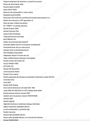 Mercedes-Benz GLE 300d,AIRMATIC,245cp,4MATIC,AMG line,Pano,Burmeister,LED Multibeam   - imagine 9