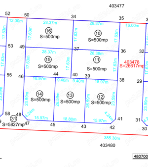 Vand teren intravilan, pozitie buna .Ultimele 3 parcele Bucovat, 500 mp - direct de la proprietar  - imagine 5