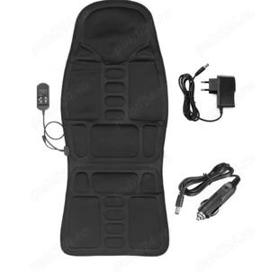 Husa auto cu incalzire si masaj, 8 trepte masaj, 3 trepte intensitate
