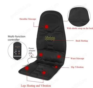 Husa auto cu incalzire si masaj, 8 trepte masaj, 3 trepte intensitate - imagine 2
