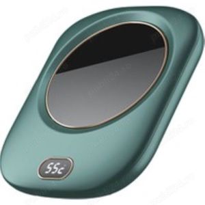 Incalzitor pentru cana, Buton Touch, USB, Trei Trepte, Afisaj digital inteligent la 65 grade, Verde - imagine 2