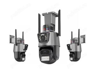 Camera de Supraveghere 8MP 4K, Micro SD, WI-FI, alarma cu girofar, control prin aplicatie, mod noapt