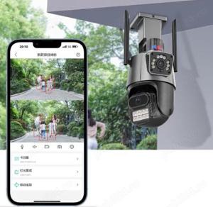 Camera de Supraveghere 8MP 4K, Micro SD, WI-FI, alarma cu girofar, control prin aplicatie, mod noapt - imagine 5