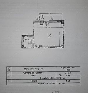 Garsonieră Militari Residence Rezervelor 60, Decomandata, Mobilată, Utilata - imagine 9