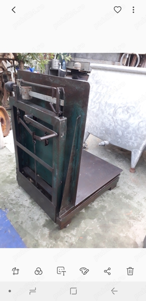 flotor lapte,cantar 500 1000 kg,menghina bazin aluminiu 2000 litri - imagine 4