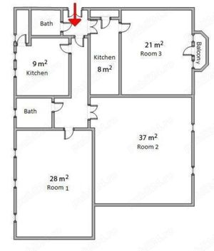 Apartament 132 mp Ultracentral Tg.Mures in Palatul pensionarilor - imagine 4