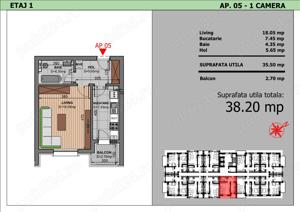 Garsoniera, decomandata, Parc Tudor Arghezi, bloc 2025 - imagine 7