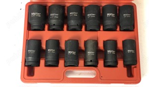 Trusa Chei Tubulare Impact 3 4, 12 Piese. - imagine 2