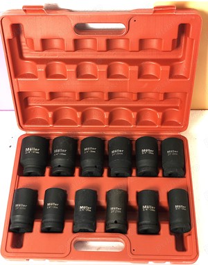 Trusa Chei Tubulare Impact 3 4, 12 Piese. - imagine 3