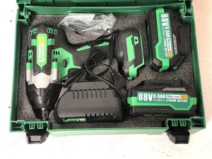 Cheie de impact PRO CRAFT 880Nm, 88V, 2x baterii - imagine 2