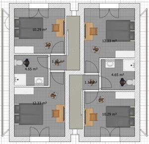 Caut vecin construire duplex in zona centrala - imagine 5