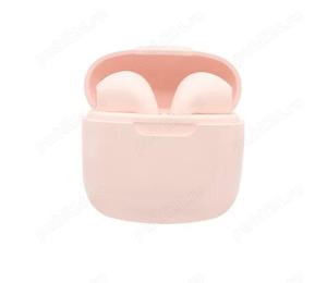 Casti wireless A2 Pro, microfon incorporat, touch control, Roz