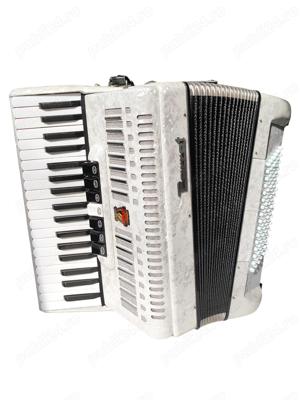 Acordeon Parrot 1310 96 basi alb