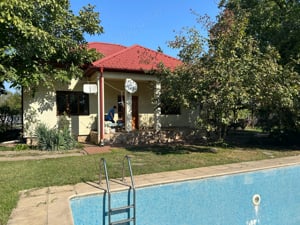 vand casa cu livada si piscina 