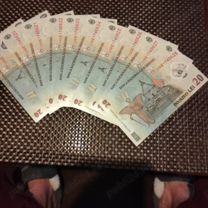 Bancnote 20 lei cu Ecaterina Teodoroiu  - imagine 2