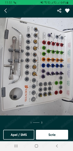 Aparatura implanturi dentare nou set complet Ocazie