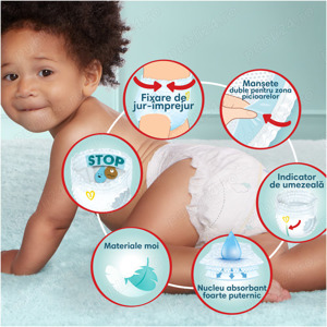 Scutece Chilotei Pampers Pants, Premium Care numarul 6, BAX 93 Buc Pret 160 Lei - imagine 3
