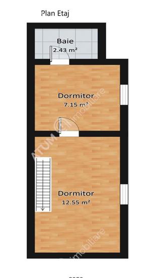 Apartament 3 camere decomandate 2 bai balcon zona Mihai Viteazul Sibiu - imagine 7