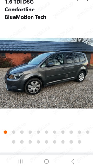 Vw Touran 2012,    7 locuri,  1.6 tdi, 105 cp., DSG 7+1, automat - imagine 5