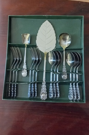 Tacâmuri vintage pt. tort, set 15 piese