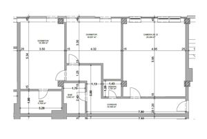 Apartament nou, ultracentral, 3 cam, 89,4 mp. 155 000 E (+TVA ). - imagine 4