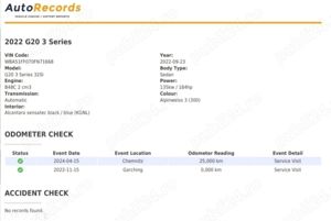 VAND Bmw 320 G20 facelift 2022.12 MPacket 29000km Service Nou - imagine 6