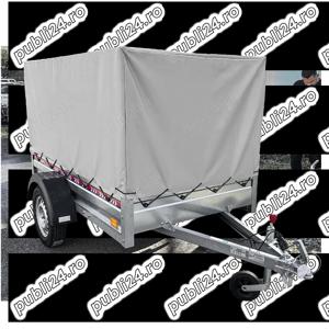 Remorca Repo 2050 x 1150 x 1150 cu prelata, ca noua, inmatriculata