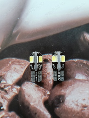 Becuri albe led H7 H1 T10  - imagine 2