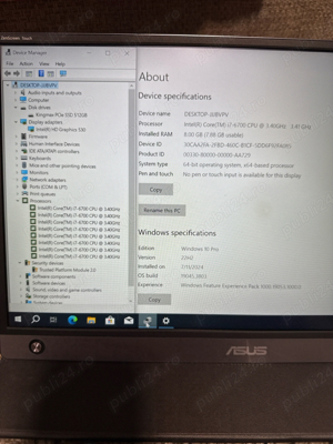 Calculator HP EliteDesk 800 G3 SFF, Intel i7-6700, 8GB RAM, 512GB SSD - imagine 2