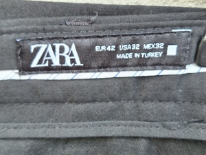 **Zara Man | talie 80 cm | pantaloni sport, barbat | 40 | M - imagine 5