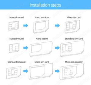 Adaptor Nano SIM, Micro SIM Unlimited Innovation, negru - imagine 4
