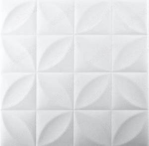 Tavan fals decorativ,polistiren extrudat,modern,alb,50x50x0.4 cm,Nou!