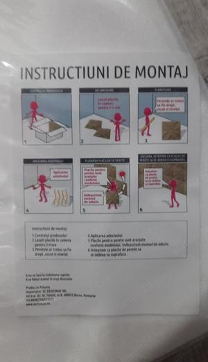 Tavan fals decorativ,polistiren extrudat,modern,alb,50x50x0.4 cm,Nou! - imagine 4