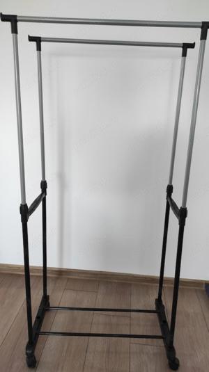 Suport dublu umerase,reglabil,Metal, 84x43x168 cm,Nou!