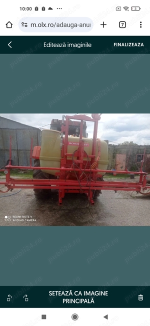 Instalație ierbicidat