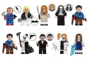 Set 10 Minifigurine tip Lego Chucky Horror Movies