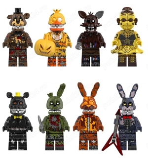 Set 8 Minifigurine tip Lego Five Nights At Freddy's pack5 (FNAF5)