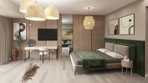 Apartament, 37mp, mobilat complet, vedere la mare, Mamaia Nord, 126.000euro