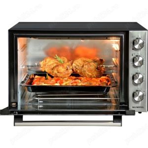 RESIGILAT - Cuptor electric Kumtel LX-9645FA Pizza,Rotisor XXL, 70 litri, 2500 W, Rotisor, Convectie - imagine 2