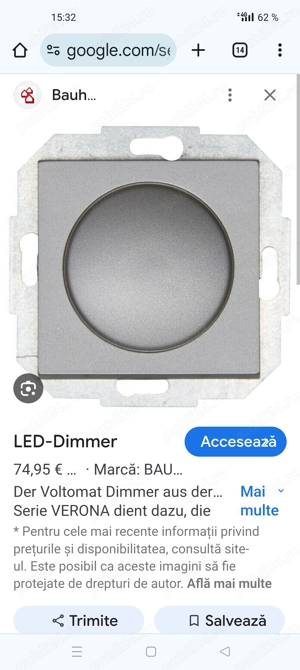 Intrerupator cu variator Voltamat - imagine 2