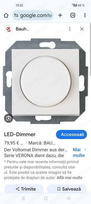 Intrerupator cu variator Voltamat - imagine 4