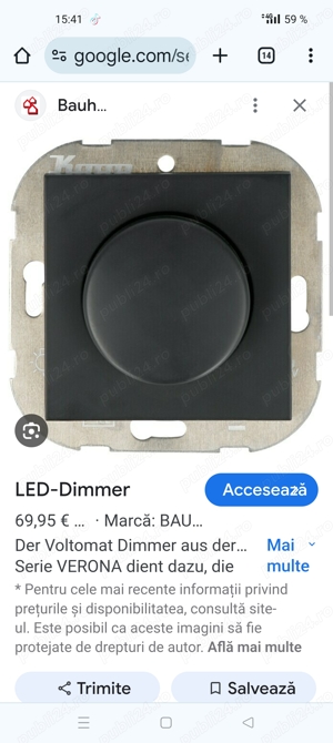 Intrerupator cu variator Voltamat - imagine 3