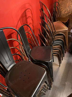 Scaun Utopia metal negru sau cupru  44x44x85 cm